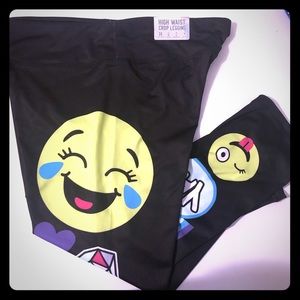 Justice high waist crop leggings. Size 20plus